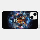Majestueuze Kosmische Nevel Tijger - Galaxy Ruimte Case-Mate iPhone Case (Achterkant (horizontaal))