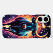 Majestueuze Kosmische Stier Omringd door Lichtgeve Case-Mate iPhone Case (Achterkant (horizontaal))