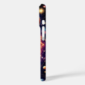 Majestueuze Kosmische Stier Omringd door Lichtgeve Case-Mate iPhone Case (Achterkant / Links)