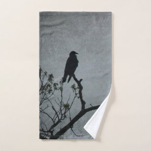 Majestueuze Kraai Bad Handdoek