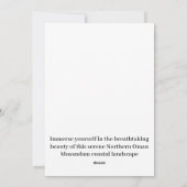 Majestueuze landschappen van Oman Feestdagenkaart (Achterkant)