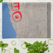 Majestueuze landschappen van Oman Theedoek (Gevouwen)