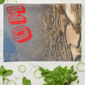 Majestueuze landschappen van Oman Theedoek (Gevouwen)