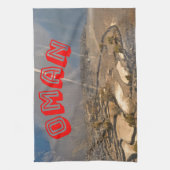 Majestueuze landschappen van Oman Theedoek (Verticaal)