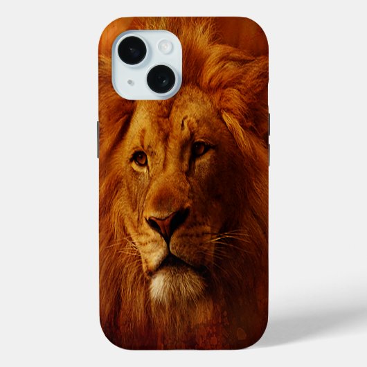 majestueuze leeuw | Fierce Phone Case Design (Achterkant)