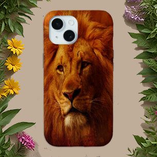 majestueuze leeuw   Fierce Phone Case Design