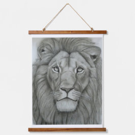 Majestueuze Leeuw Hangend Wandkleed