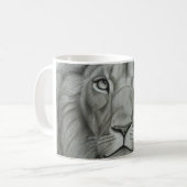 Majestueuze Leeuw Koffiemok (Voorkant links)