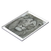Majestueuze Leeuw Notitieboek (Linkerzijde)