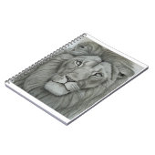 Majestueuze Leeuw Notitieboek (Linkerzijde)