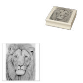 Majestueuze Leeuw Rubberstempel (Gestempeld)