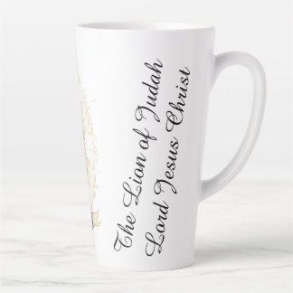 Majestueuze Leeuw van Juda Here Jezus Christus 17o Latte Mok