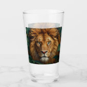 Majestueuze Leeuwen Mok – Krachtige Wilde Dieren K Glas (Voorkant)