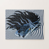 Majestueuze leeuwenkop legpuzzel (Horizontaal)