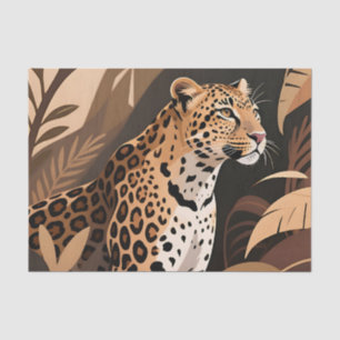 Majestueuze Luipaard Jungle Wildlife  Tissuepapier