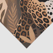 Majestueuze Luipaard Jungle Wildlife Tissuepapier (Detail)