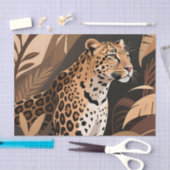 Majestueuze Luipaard Jungle Wildlife Tissuepapier (Craft)