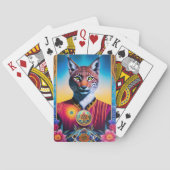 Majestueuze Lynx Games Art Geïllustreerd Spirituee Pokerkaarten (Achterkant)