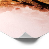 Majestueuze man Afrikaans Olifant Wandelen Waterve Poster (Hoek)