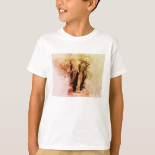 Majestueuze man Afrikaans Olifant Wandelen Waterve T-shirt