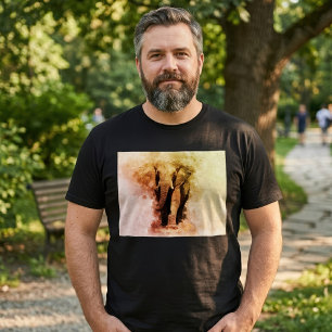 Majestueuze Mannelijke Afrikaanse Olifant Wandelen T-shirt