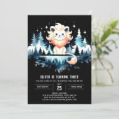 Majestueuze minimalistische leeuwenverjaardag kaart (Staand voorkant)