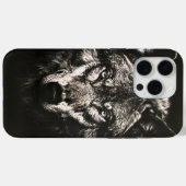Majestueuze Monochrome Wilde Wolf Case-Mate iPhone Case (Achterkant (horizontaal))