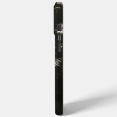 Majestueuze Monochrome Wilde Wolf Case-Mate iPhone Case (Achterkant / Links)