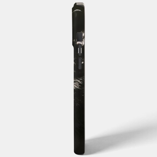 Majestueuze Monochrome Wilde Wolf Case-Mate iPhone Case (Achterkant / Links)