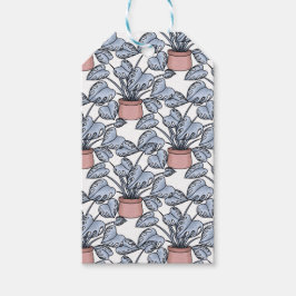 Majestueuze monstera cadeaulabel