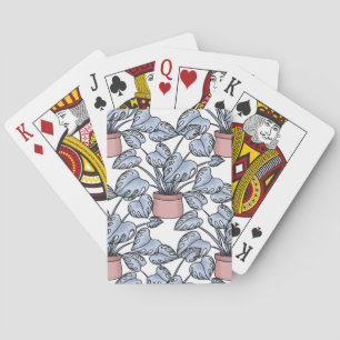 Majestueuze monstera pokerkaarten