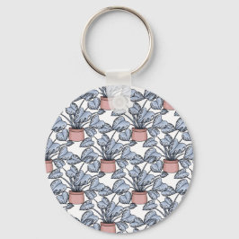 Majestueuze monstera sleutelhanger
