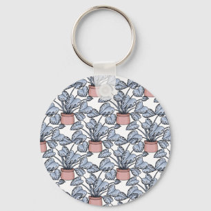 Majestueuze monstera sleutelhanger