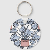 Majestueuze monstera sleutelhanger (Achterkant)