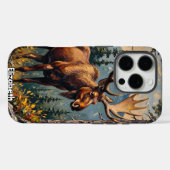 Majestueuze Moose in de herfst Bossen Case-Mate iPhone Case (Achterkant (horizontaal))