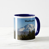 Majestueuze Mt. Rainier in Washington, Mok (Voorkant rechts)