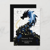 Majestueuze Mythische Draken Verjaardag Bedankkaart (Voorkant / Achterkant)
