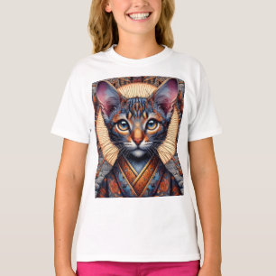 Majestueuze Mythische sierlijke fantasie katachtig T-shirt