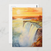 Majestueuze Niagara Herfsten #11 Briefkaart (Voorkant / Achterkant)