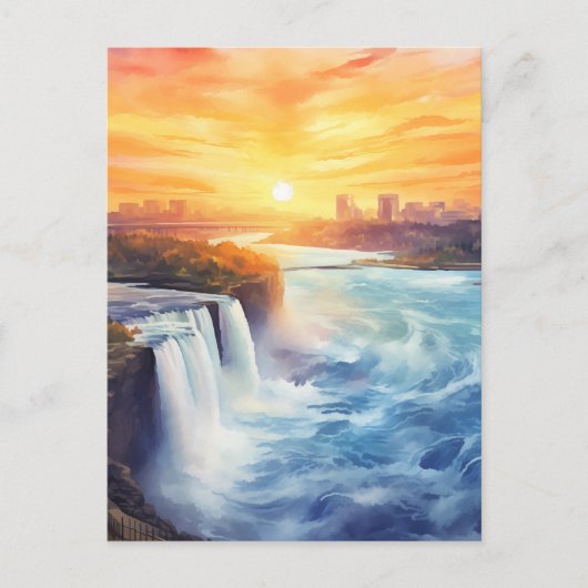 Majestueuze Niagara Herfsten #13 Briefkaart (Voorkant)