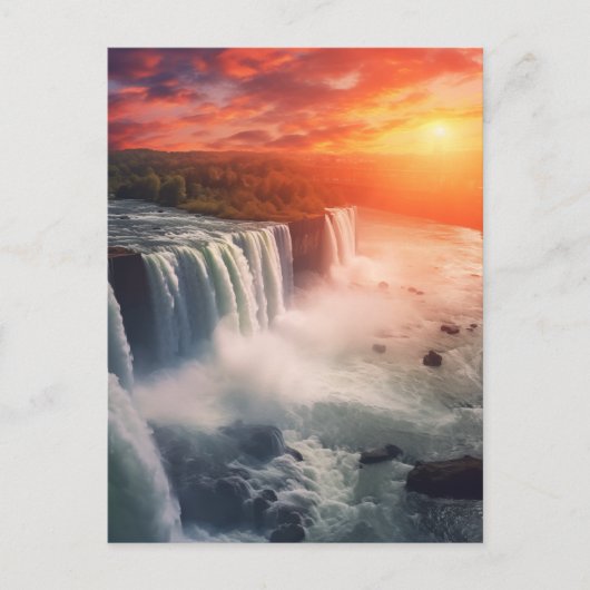 Majestueuze Niagara Herfsten #26 Briefkaart (Voorkant)