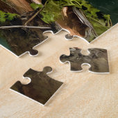 Majestueuze Oehoeën Bossteunpunt Legpuzzel (Zijkant)