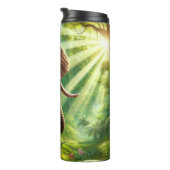 Majestueuze olifant in zonovergoten Oerwoud Thermosbeker (Geroteerd rechts)