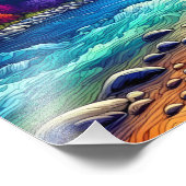 Majestueuze ontmoeting in Vibrant Valley Elegant D Foto Afdruk (Hoek)