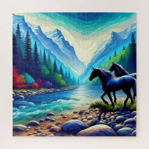 Majestueuze ontmoeting in Vibrant Valley Elegant D Legpuzzel
