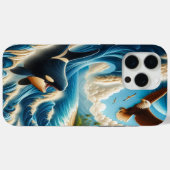 Majestueuze Orka en Eagle Dance Case-Mate iPhone Case (Achterkant (horizontaal))