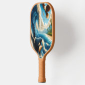 Majestueuze Orka en Eagle Dance Pickleball Paddle (Links)