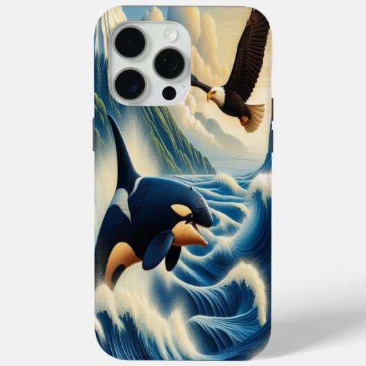 Majestueuze Orka Leaping Case-Mate iPhone Case (Achterkant)