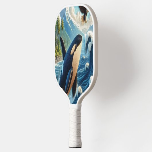 Majestueuze Orka Leaping Pickleball Paddle (Links)