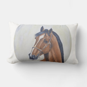 Majestueuze Paardenportret T-Shirt Kussen